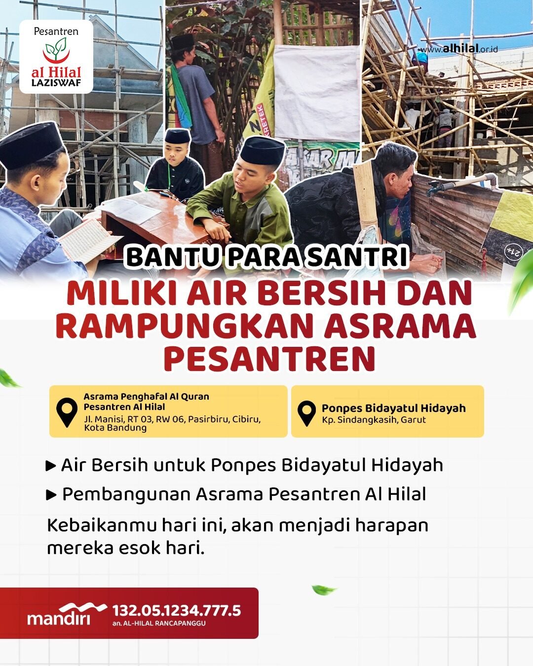 Mengapa Sedekah Air Bersih Pesantren Sangat Dibutuhkan Santri ? Ini Penjelasannya