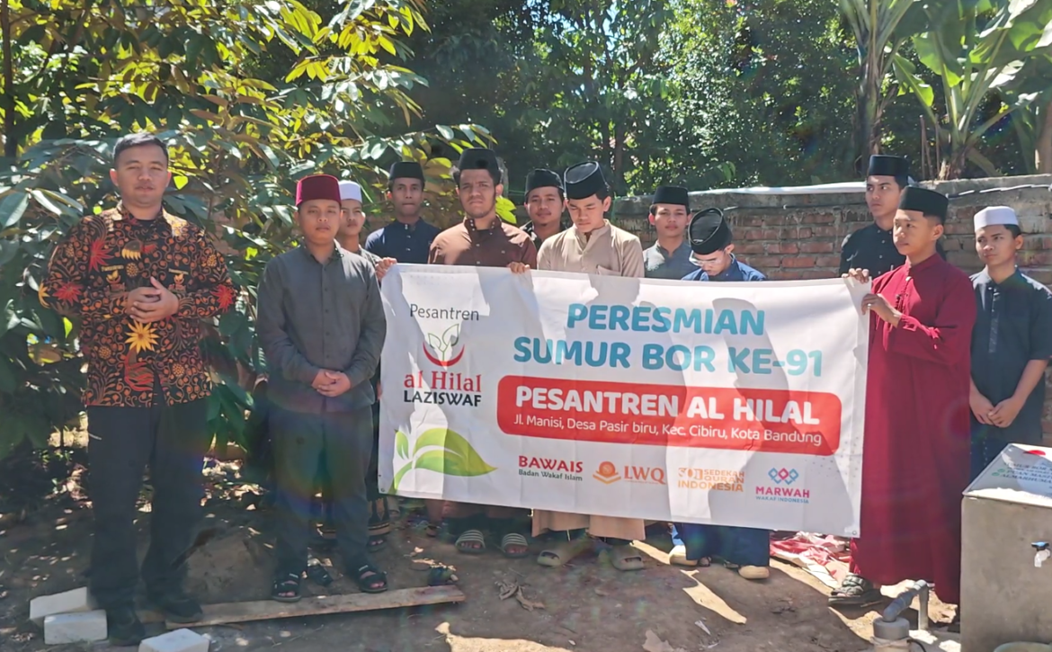 Alhamdulillah, Sumur Bor Pesantren Al Hilal 2 Cibiru Resmi Digunakan untuk Menunjang Kebutuhan Santri