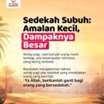 Sedekah Subuh Amalan Kecil tapi Dampaknya Besar Kok Bisa? Begini Penjelasannya!