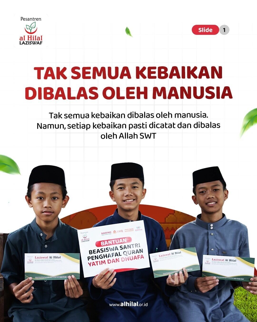 Beasiswa Santri Yatim Penghafal Quran: Kebaikan yang Dicatat Allah SWT