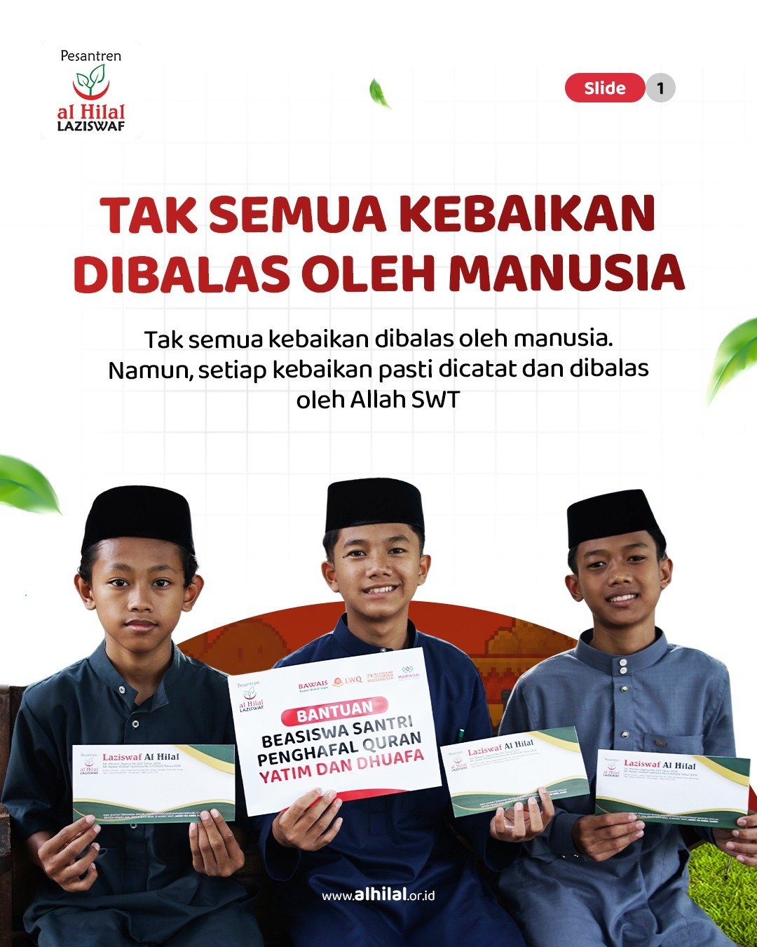 Beasiswa Santri Yatim Penghafal Quran: Kebaikan yang Dicatat Allah SWT