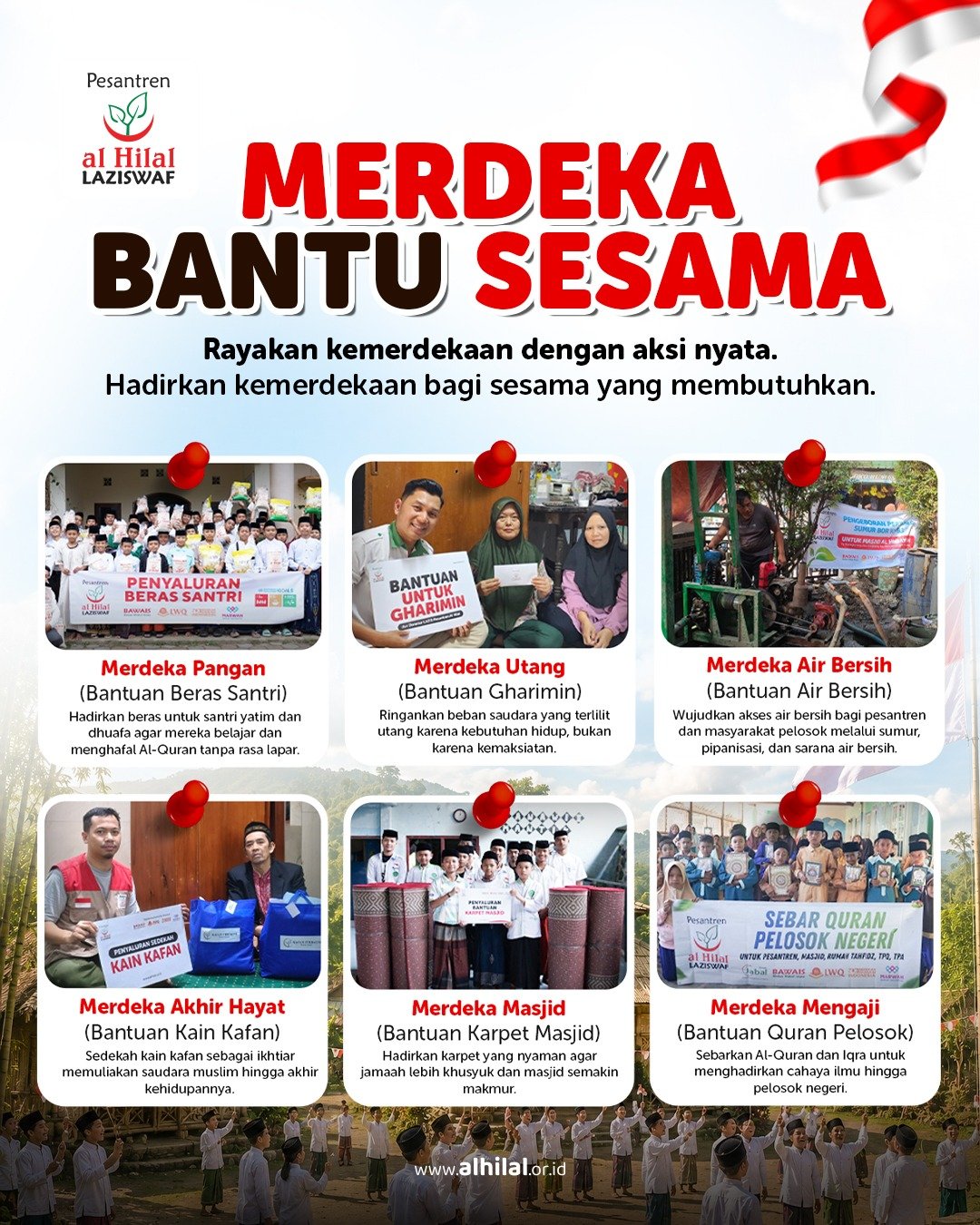 Merdeka Bantu Sesama: Sedekah untuk Yatim dan Dhuafa di Al Hilal