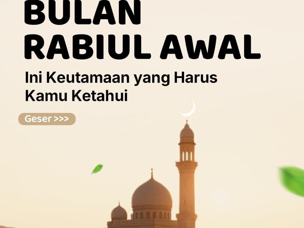 12 Rabiul Awal 2026: Jadwal Lengkap Maulid Nabi 1448 H