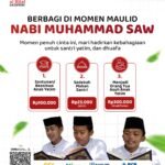 Berbagi di Momen Maulid Nabi Muhammad SAW: Sedekah untuk Santri Yatim
