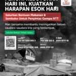Bantuan Air Bersih Gempa NTT, LAZIS Al Hilal Bantu Penyintas Flores