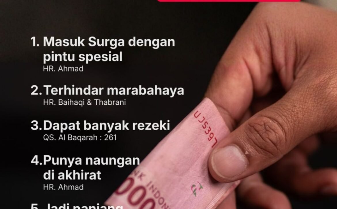 Keutamaan Sedekah dalam Islam, Ini Semua Karena Sedekah