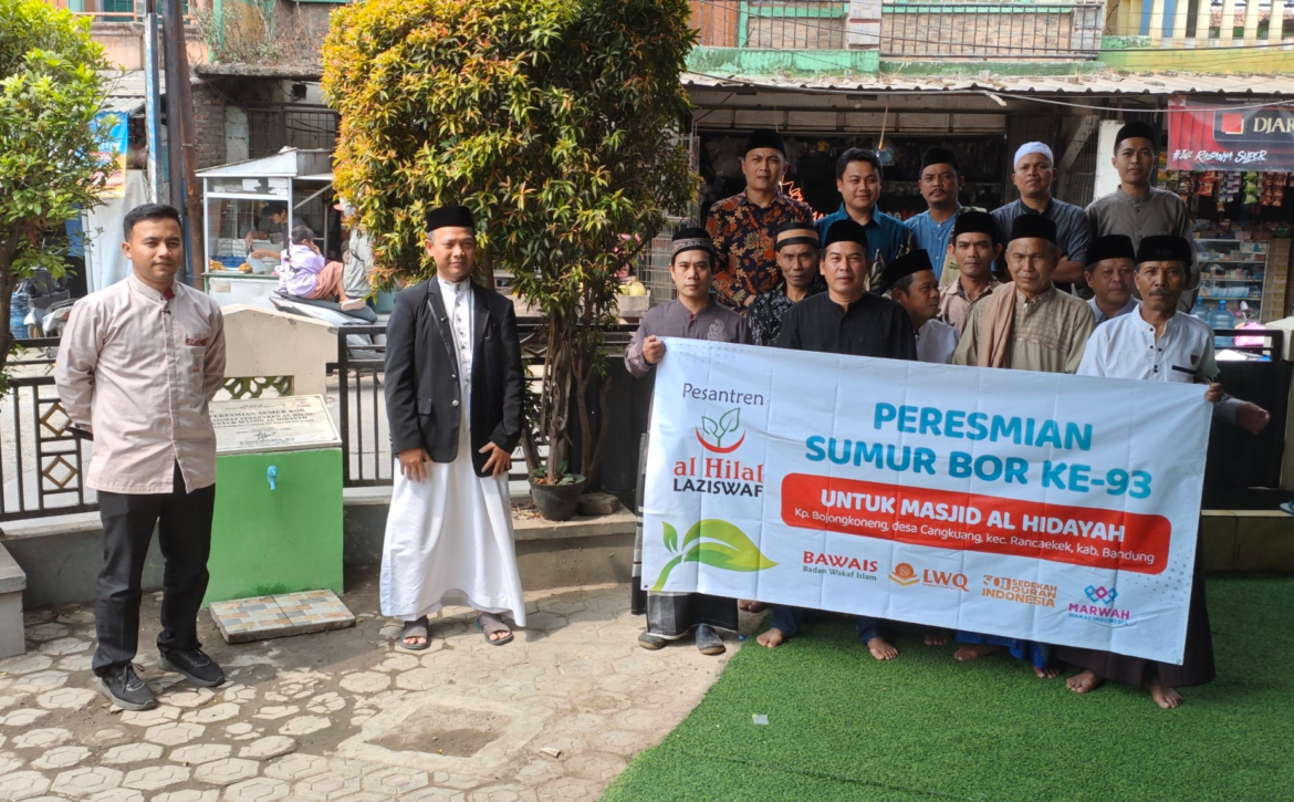 Alhamdulillah, LAZISWAF Al Hilal Resmikan Sumur Bor ke-93 untuk Masjid Al Hidayah di Rancaekek