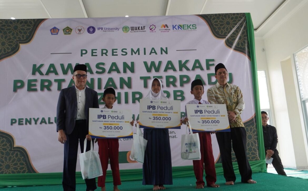 LAZISWAF Pesantren Al Hilal Berpartisipasi dalam Peresmian Kawasan Wakaf Pertanian Terpadu Nadzir IPB