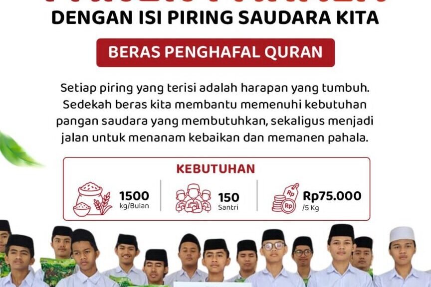 Sedekah Beras Penghafal Quran, Panen Pahala Bersama Al Hilal