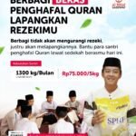 Sedekah Beras Santri Penghafal Quran, Mulai Rp75.000/5Kg