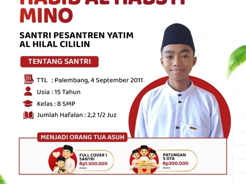Program Orang Tua Asuh Santri Yatim Al Hilal Cililin: Cara Ikut Serta