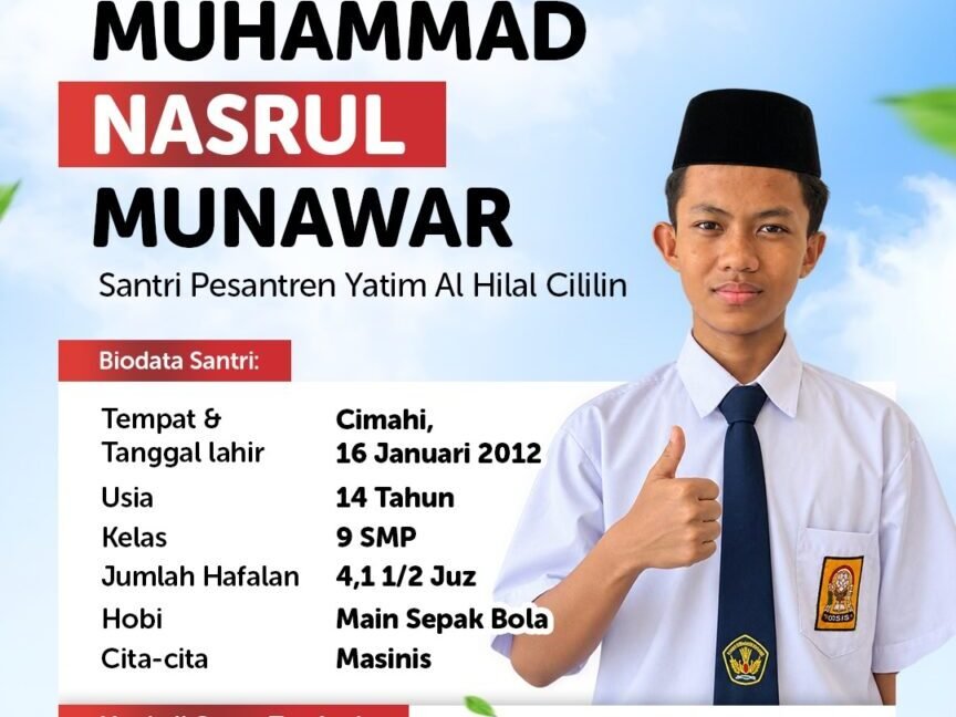 Program Orang Tua Asuh Anak Yatim Al Hilal, Mulai Rp300 Ribu
