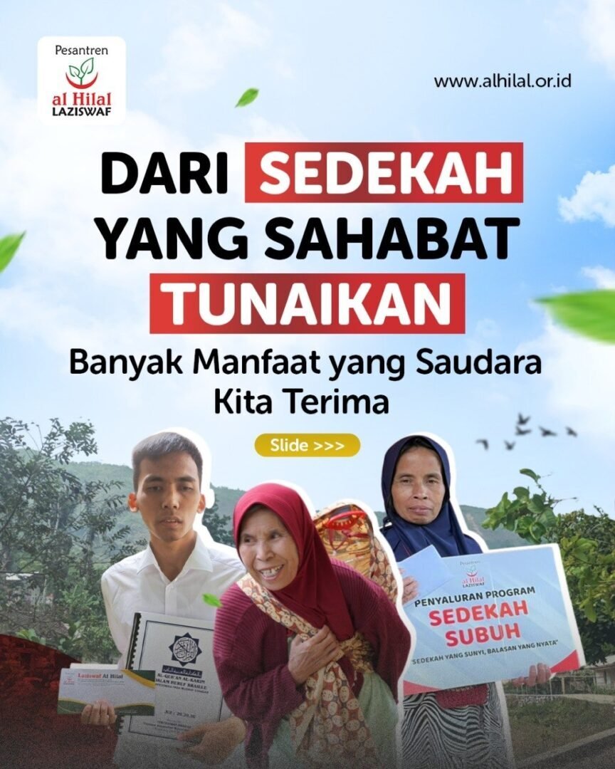 Penyaluran Sedekah Subuh Al Hilal, Ini Manfaat Nyata bagi Penerima