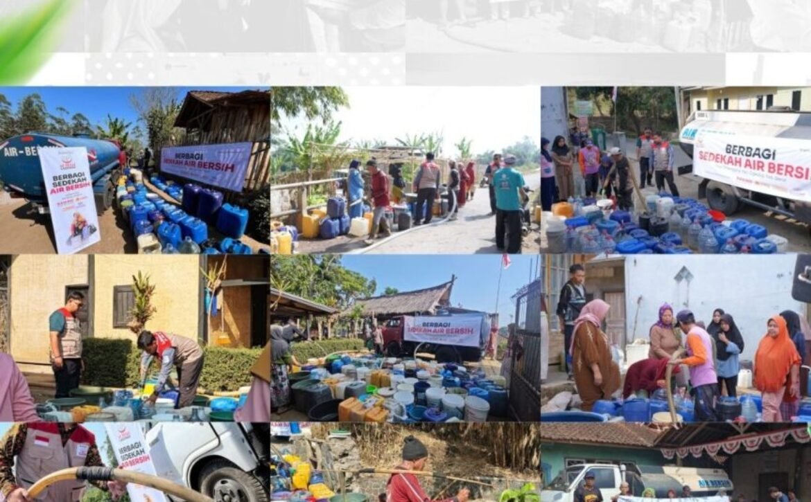 Bantuan Air Bersih LAZISWAF Al Hilal untuk Warga Terdampak Kekeringan