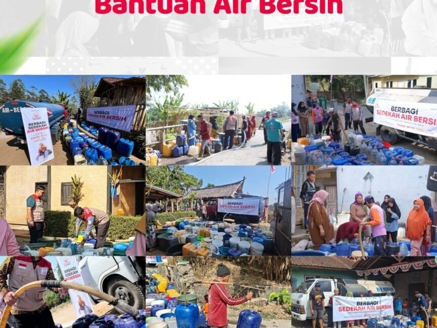 Bantuan Air Bersih LAZISWAF Al Hilal untuk Warga Terdampak Kekeringan