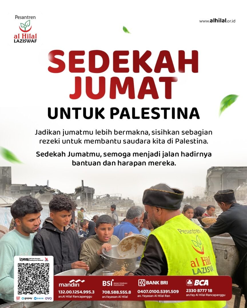 Sedekah Jumat untuk Palestina, Begini Cara dan Keutamaannya Bersama LAZISWAF Al Hilal