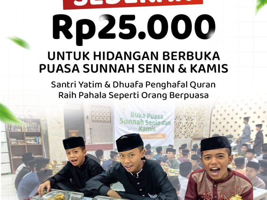 Sedekah Rp25.000 Buka Puasa Sunnah Senin Kamis, Ini Cara dan Keutamaannya