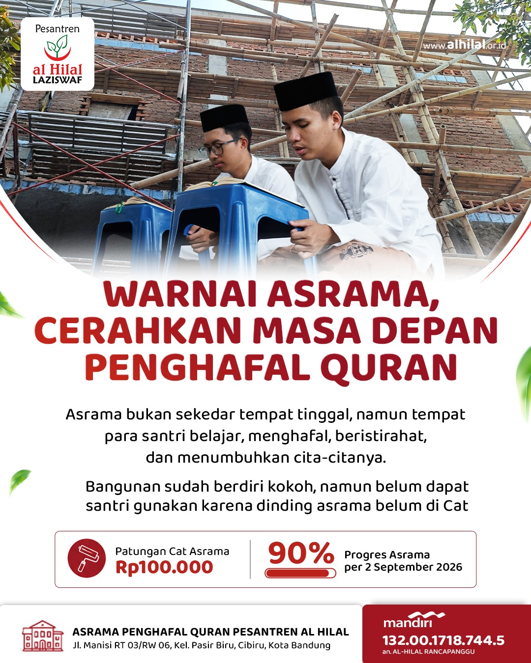 Warnai Asrama, Cerahkan Masa Depan Penghafal Quran!