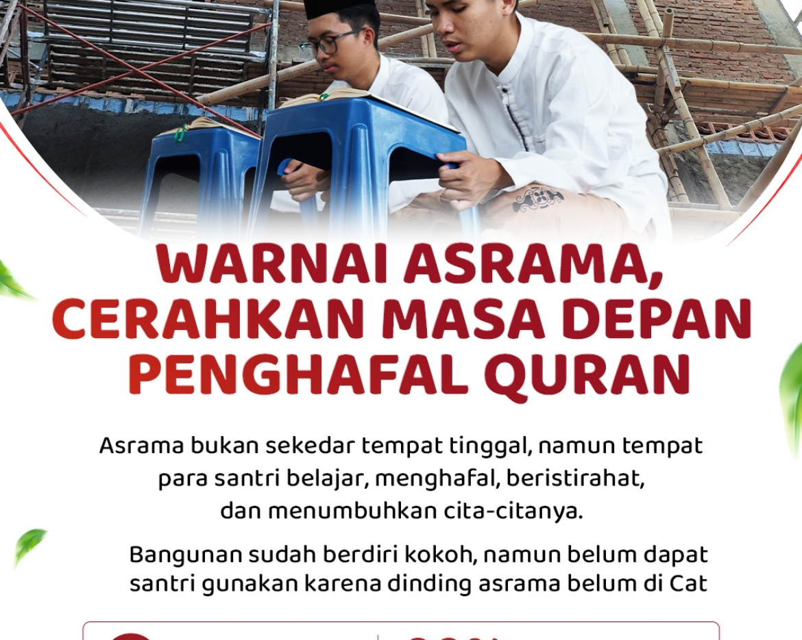 Warnai Asrama, Cerahkan Masa Depan Penghafal Quran!