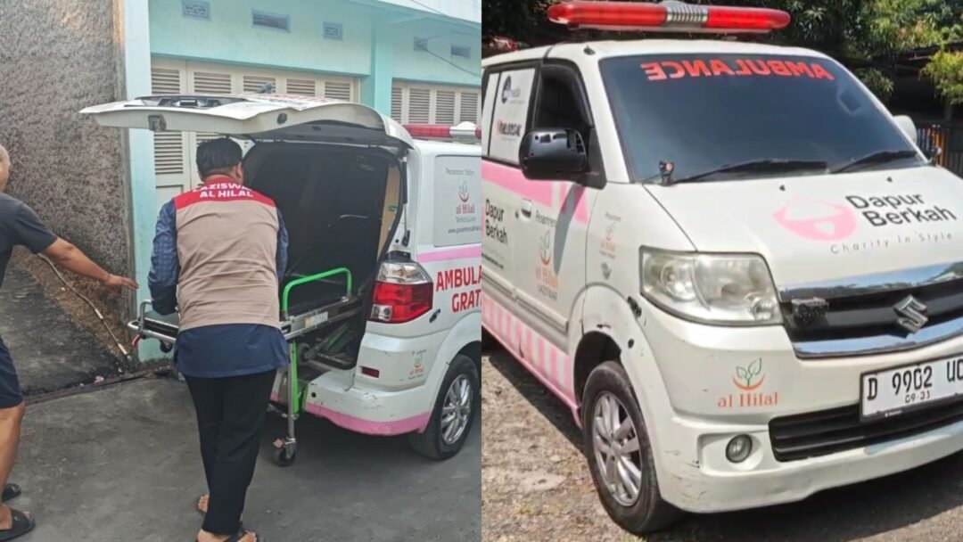 Ambulans Gratis LAZISWAF Al Hilal Bantu Pasien Dhuafa Mendapatkan Perawatan