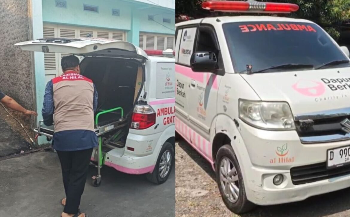 Ambulans Gratis LAZISWAF Al Hilal Bantu Pasien Dhuafa Mendapatkan Perawatan
