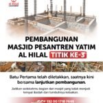 Pembangunan Masjid Pesantren Yatim Al Hilal Titik Ke-3, Ayo Lanjutkan Bersama