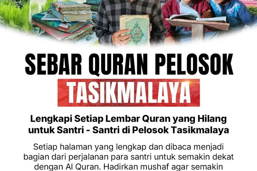 Sebar Quran Pelosok Tasikmalaya, Rp100.000 per Mushaf