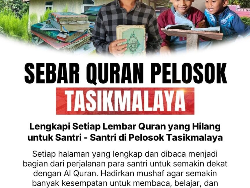 Sebar Quran Pelosok Tasikmalaya, Rp100.000 per Mushaf