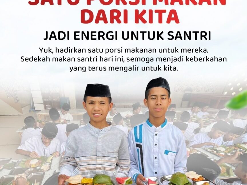Sedekah Makan Santri Rp35.000 per Porsi Lewat LAZISWAF Al Hilal