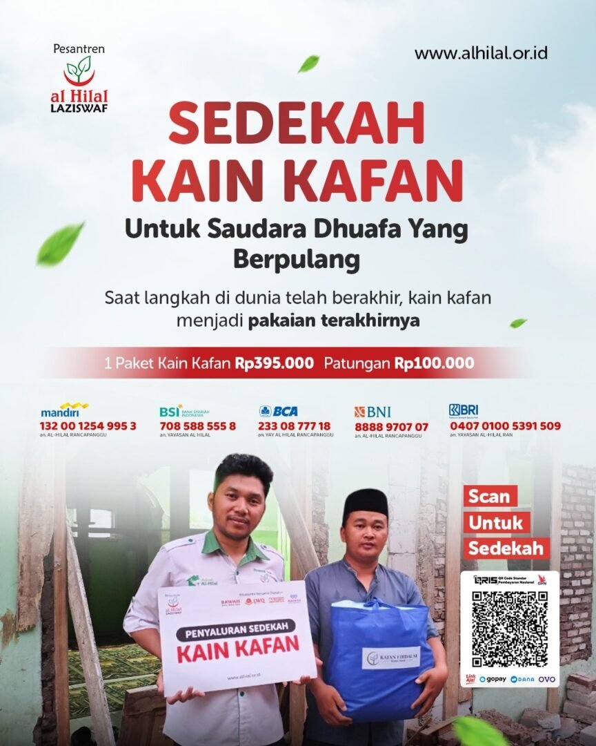 Sedekah Kain Kafan untuk Saudara Dhuafa yang Berpulang Mulai Rp100.000
