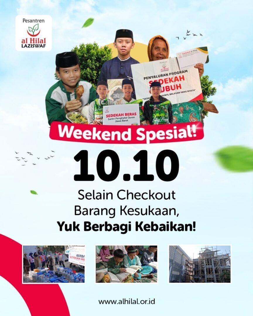 Berbagi Kebaikan Setelah Checkout: 4 Pilihan Sedekah untuk Santri dan Warga