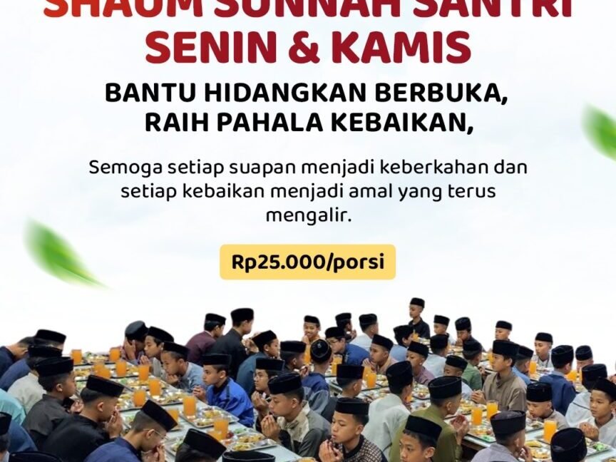 Puasa Sunnah Senin Kamis Santri: Bantu Hidangkan Berbuka Rp25.000 per Porsi