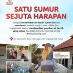 Sedekah Air Bersih Sumur Bor untuk Jemaah Masjid Nurul Millah, Garut