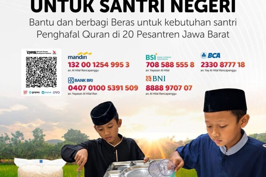 Sedekah Beras untuk Santri Negeri: Bantu Penghafal Quran di 20 Pesantren Jawa Barat